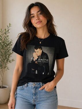 Sam Smith The Lonely Hour Tour 2015 tee shirt